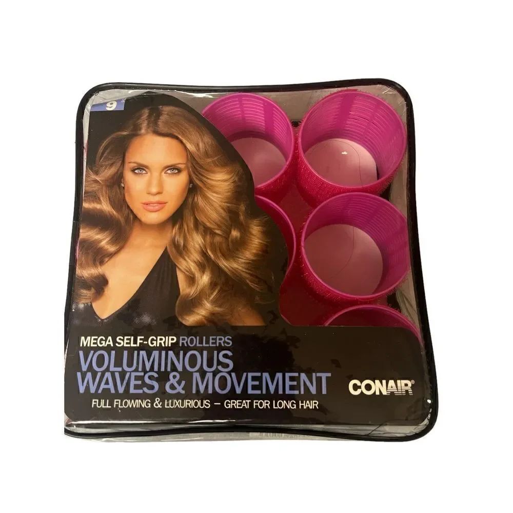 Conair mega self grip rollers voluminous waves